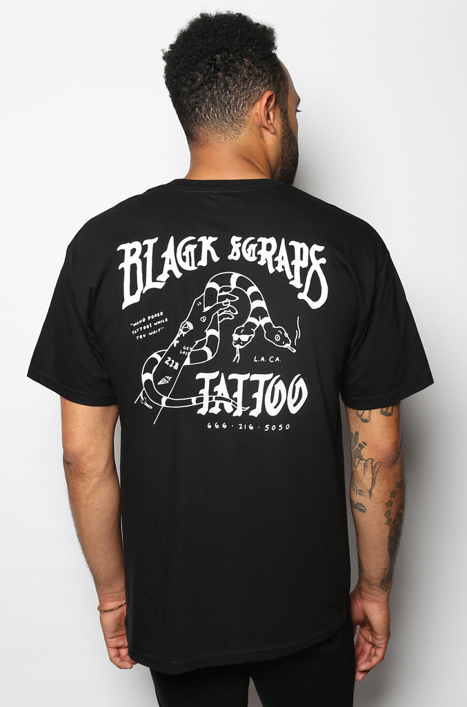 B.S. Snake Unisex T-shirt Black – MNKR ® Brand