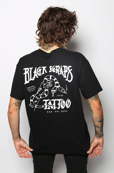 B.S. Snake Unisex T-shirt Black – MNKR ® Brand