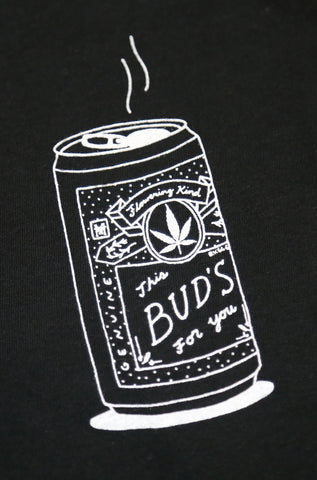 Bud's Unisex T-shirt Black