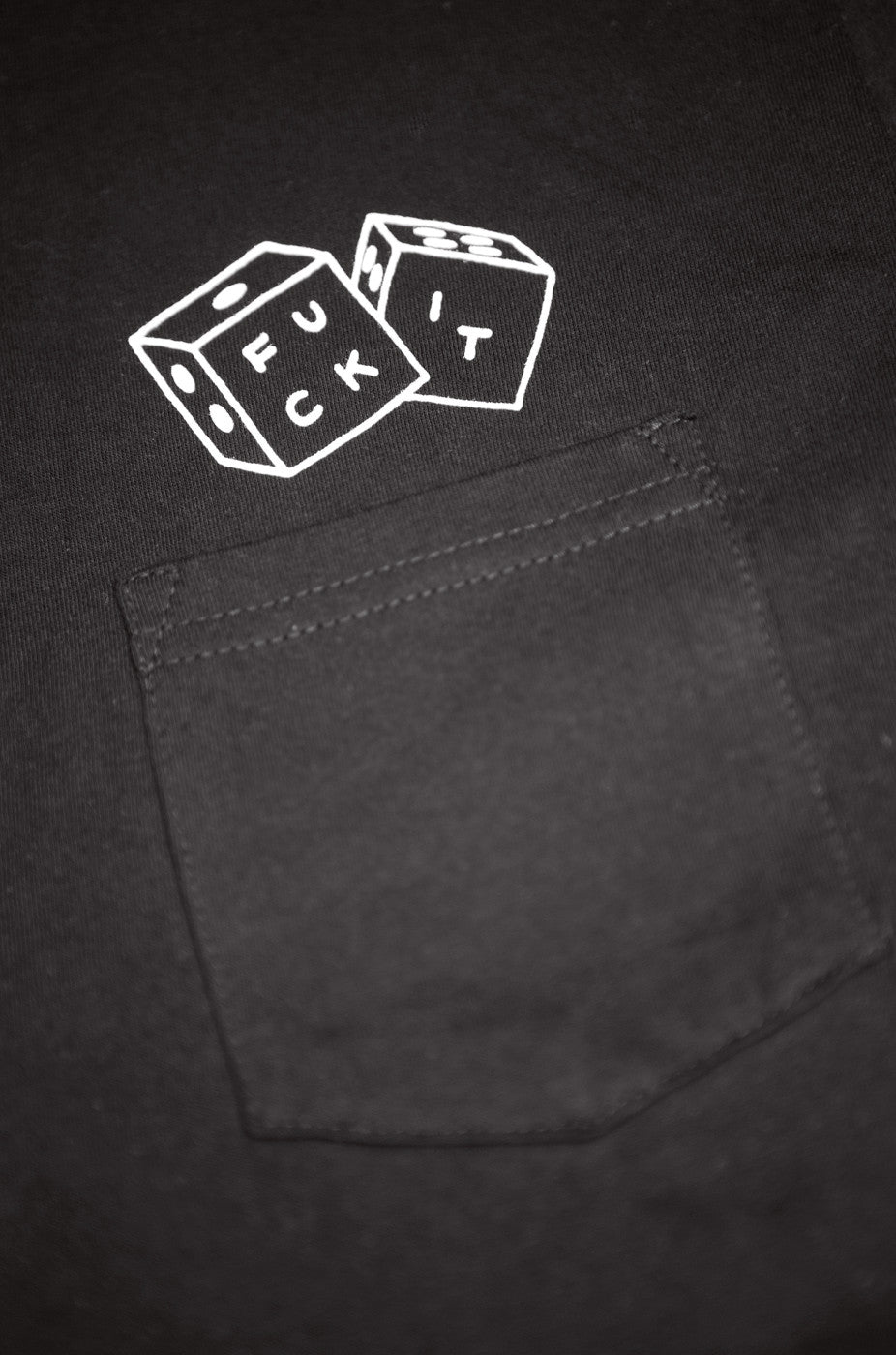Fuck It Shirt - Dice Unisex Pocket T-shirt