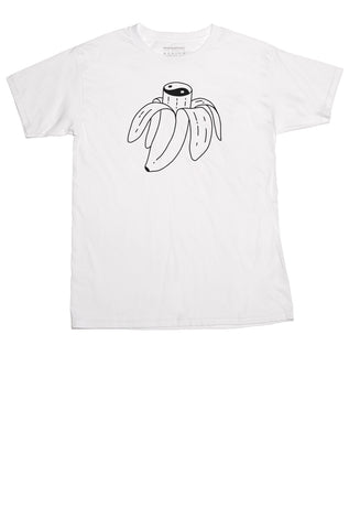Banana Unisex T-shirt White